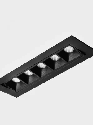 Akce NSES TILT zapuštěné svítidlo s rámečkem černá 10 W 3000K DALI - KOHL-Lighting