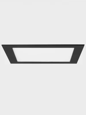 Akční Cena DISC SQ zapuštěné svítidlo s rámečkem černá 24 W 4000K PUSH - KOHL-Lighting