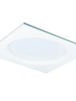 Finální Výprodej Zápustné svítidlo LACUS SQUARE WHITE LED IP44 15W 3000K 1470lm 155x155mm - KOHL-Lighting