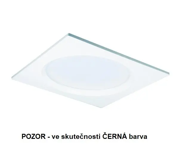Vrácení Zdarma Zápustné svítidlo LACUS SQUARE BLACK LED IP44 30W 4000K 3030lm 230x230mm - KOHL-Lighting
