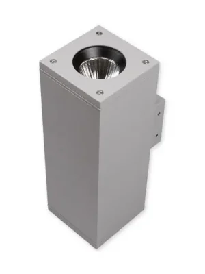 Dokud Zásoby Vydrží Nástěnné svítidlo Hammer hranaté černé LED 30,6W 3000K 100x100x270mm - KOHL-Lighting (starý kód: KHL K52301.BK)