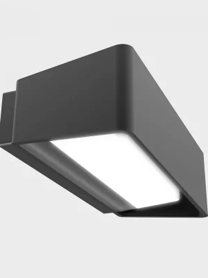 Oblíbený PAT nástěnné svítidlo 248X117 mm tmavě šedá 13 W CRI >80 3000K Non-Dimm - KOHL-Lighting