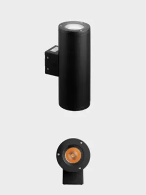 Dokud Zásoby Vydrží Nástěnné svítidlo SAFIRO DUE 106x70mm tmavě šedé 7W 3000K - Kohl Lighting