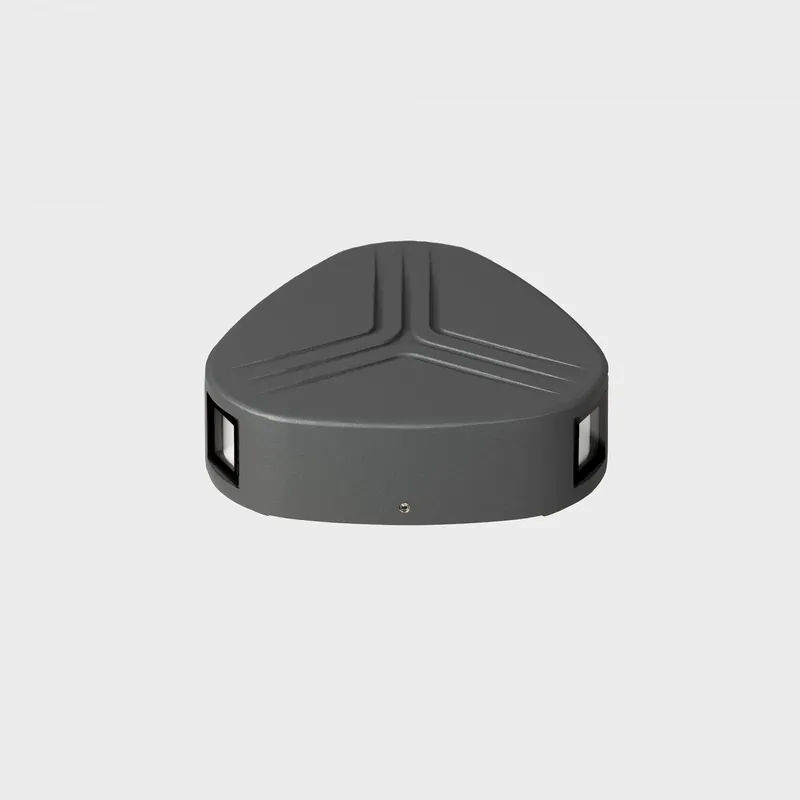 Nízká Cena PRISMA TRE nástěnné svítidlo tmavě šedá 7 W 3000K nestmívatelné - KOHL-Lighting