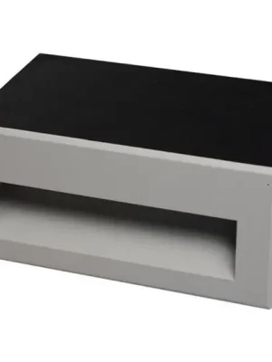 Zápustné venkovní nástěnné svítidlo MAILBOx šedé LED 3,8W 3000K 137x87mm hranaté - KOHL-Lighting (starý kód: KHL K52100.GY) Odeslání Ihned