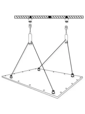 AC50510PN  Závěsná sada pro CHESS K50500 - KOHL-Lighting (starý kód: KHL KAC50500.PN) Must-Have