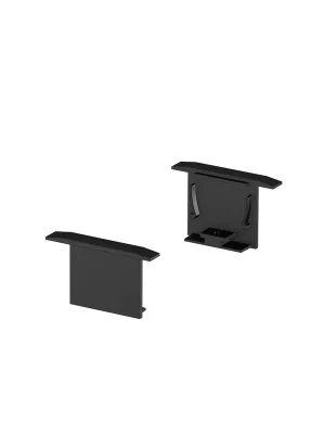 Akce Koncové kryty na GRAZIA 20 profil k zabudování 2 kusy černé - BIG WHITE (SLV)