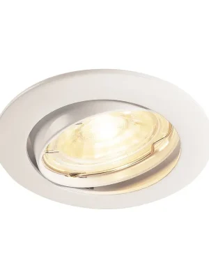 Zlevněný PIKA svítidlo k zabudování do stropu QPAR51 výklopné bílé max. 50W - BIG WHITE (SLV)