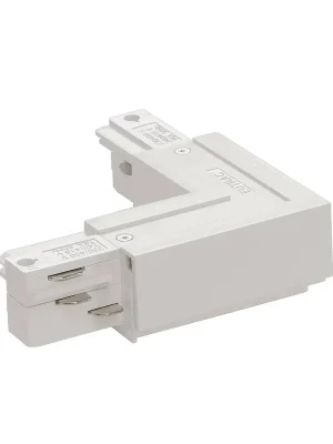 AKCE - Spojka L, pro vysokonapěťovou 3fázovou nástavnou PŘÍPOJNICi EUTRAC země vnější, bílá - BIG WHITE (SLV) Nejlepší Volba