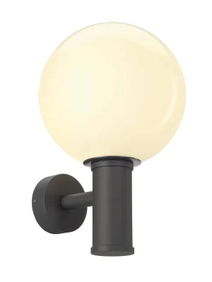 Značkový GLOO PURE WL, venkovní nástěnné nástavbové svítidlo, E27, antracit, IP44 - BIG WHITE (SLV)