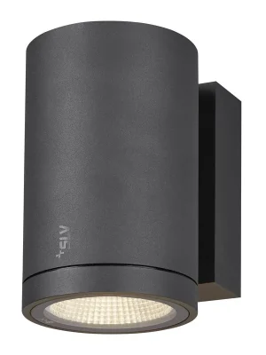 Zlevněný ENOLA ROUND M single venkovní LED nástěnné přisazené svítidlo antracit - BIG WHITE (SLV)