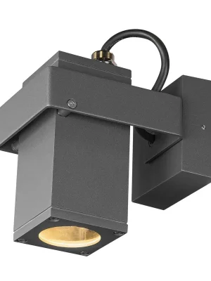 Značkový THEO BRACKET CW venkovní nástěnné a stropní přisazené svítidlo QPAR51 antracit - BIG WHITE (SLV)