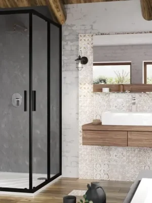 RAVAK Sprchový kout BLIX BLSRV2-80 černá+Transparent Koupit Online