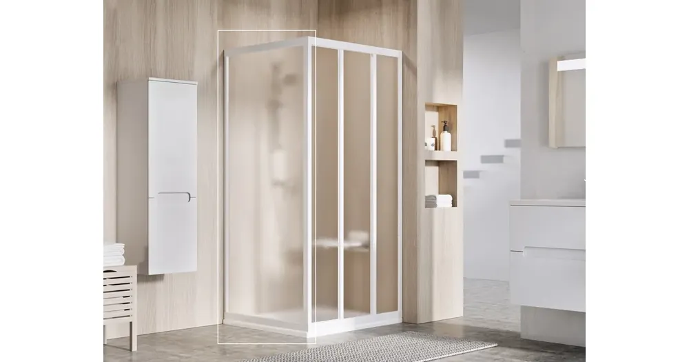 Výprodej RAVAK pevná stěna APSS-80 198 bílá+grape