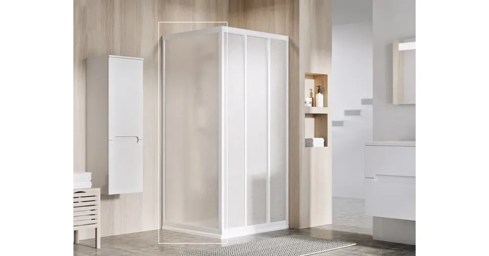 RAVAK pevná stěna APSS-90 198 bílá+pearl Dokud Zásoby Vydrží