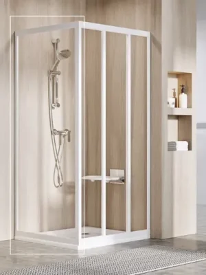 RAVAK pevná stěna APSS-90 198 bílá+transparent Zlevněný