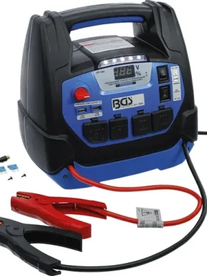 BGS Multifunkční pomocné spouštěcí zařízení a mobilní elektrické napájení, 5 v 1, 18 Ah Časově Omezené