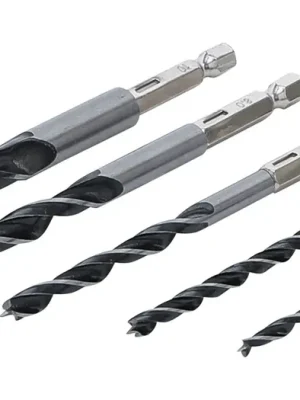 Rychlé Dodání BGS Sada vrtáků do dřeva, 4 - 10 mm, Šestihran, 5dílná