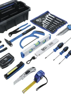 BGS Přenosný box na nářadí, plast, včetně nářadí, 66 dílná Must-Have