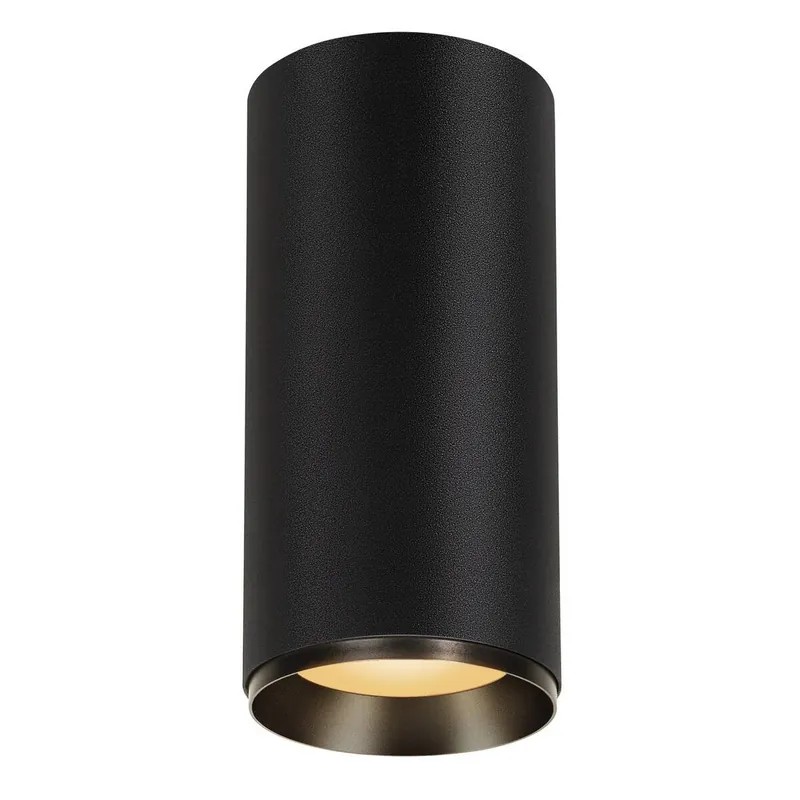 Značkový NUMINOS® DALI XL přisazené stropní svítidlo černé 36 W 2700 K 60° - BIG WHITE (SLV)