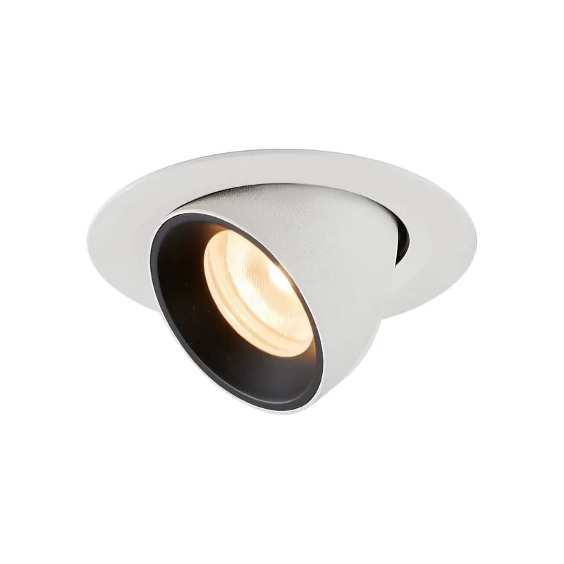 Akce UKONČENA VÝROBA NUMINOS® GIMBLE XS zápustné stropní svítidlo bílé/černé 2700 K 20° - BIG WHITE (SLV)