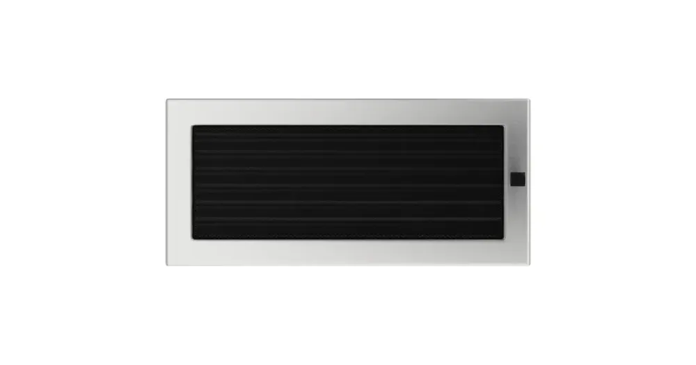 Akční Cena HS Flamingo Krbová mřížka 17x37 BASIC broušený chrom s žaluzií