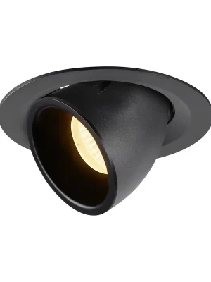 Zlevněný UKONČENA VÝROBA NUMINOS® GIMBLE M zápustné stropní svítidlo černé 3000 K 40° - BIG WHITE (SLV)