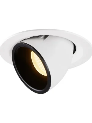 Zlevněný UKONČENA VÝROBA NUMINOS® GIMBLE M zápustné stropní svítidlo bílé/černé 3000 K 40° - BIG WHITE (SLV)