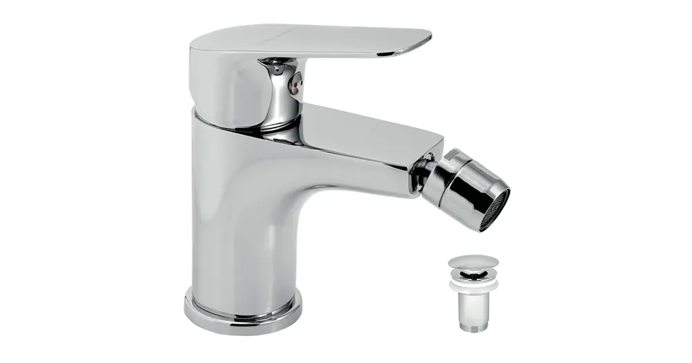 Značkový NOVASERVIS Bidetová baterie s výpustí Titania Pure, chrom - 90311,0