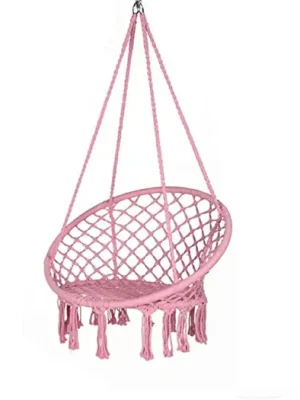 Závěsné křeslo AMBROSIA starorůžová IWH-10190004 - výprodej Horká Nabídka