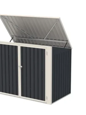 Vrácení Zdarma Přístřešek na popelnice HORY B 1,75 m2 antracit IWH-10230031