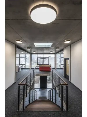 Zlevněný UKONČENA KARTA X - MEDO PRO 40 nástěnné a stropní nástavbové svítidlo, kulaté, 3000/4000K, 19W, DALI, Touch, UGR<19, DC, černá - BIG WHITE (SLV)