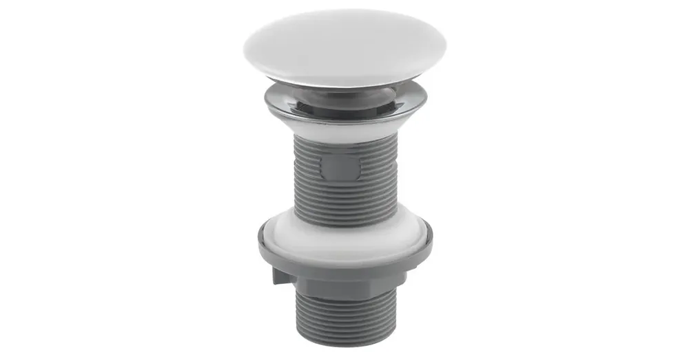 Akční Cena ISVEA Umyvadlová výpust 5/4“, click-clack, keramická zátka, 20-70mm, bílá mat