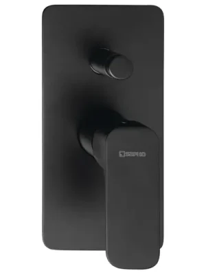 Zlevněný SAPHO SPY podomítková sprchová baterie, 2 výstupy, černá mat