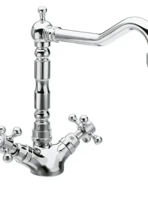 Akce SAPHO ANTEA stojánková dřezová baterie s retro hubicí, chrom