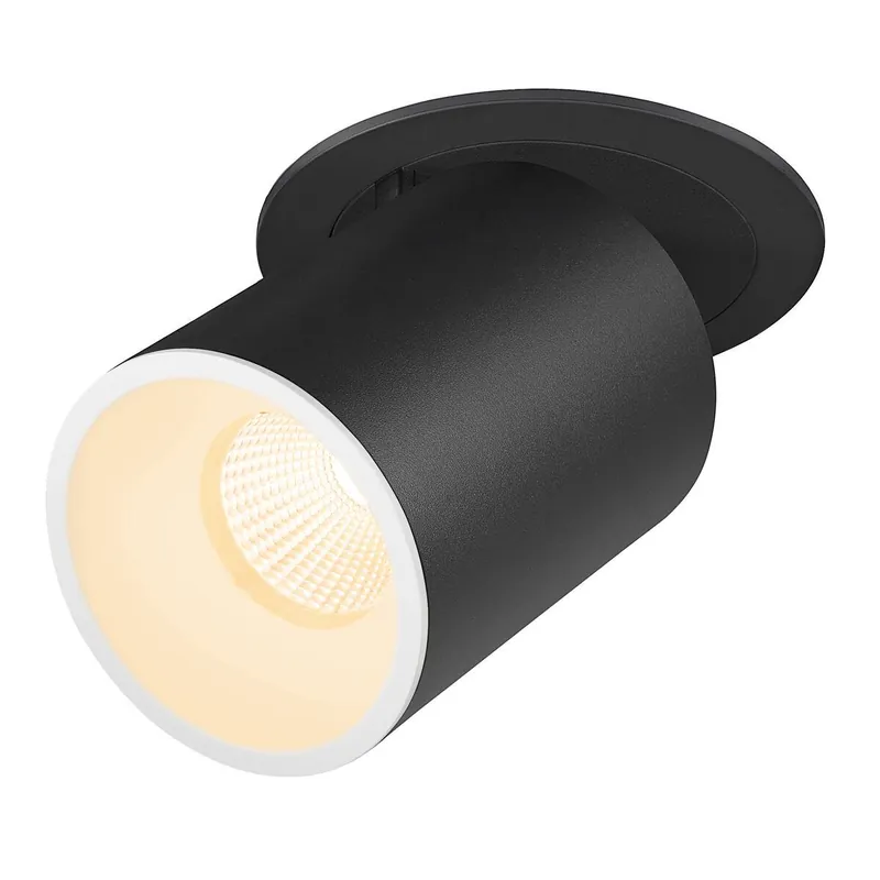 Zlevněný NUMINOS® PROJECTOR L stropní zápustné svítidlo, 3000 K, 20°, válcové, černé/bílé - BIG WHITE (SLV)