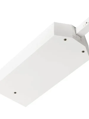 48 V TRACK kryt transformátoru vč. koncového napáječe vlevo DALI, bílý - BIG WHITE (SLV) Speciální Cena