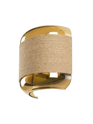 Akce PANTILO ROPE nástěnné přisazené svítidlo, ostatní, 1x max. 15 W G9, zlatá - BIG WHITE (SLV)