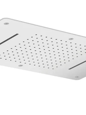 Značkový SAPHO Stropní sprcha do podhledu se dvěma kaskádami, 700x380mm, nerez lesk