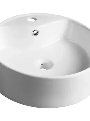 Zlevněný SAPHO YAKARTA keramické umyvadlo na desku, Ø 46cm, bílá