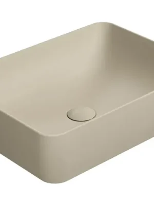 Akční Cena GSI SAND/NUBES keramické umyvadlo na desku 50x38cm, creta mat