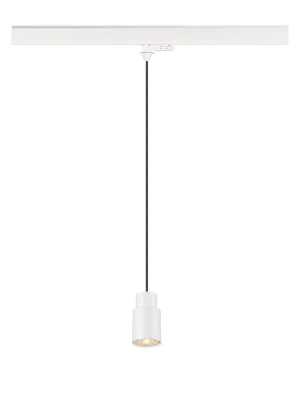 Akce PURI 2.0 Tube 3~ závěsné světlo, GU10, délka závěsu 200cm, 1x max. 6W, bílá barva - BIG WHITE (SLV)