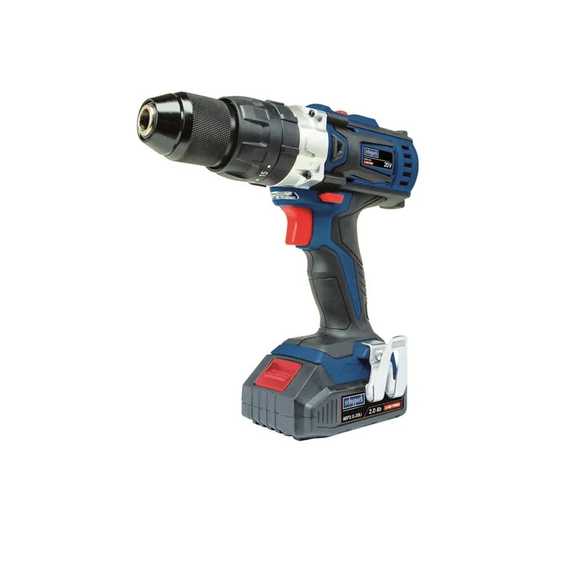 Speciální Cena Scheppach CID40-20Li - aku 20V dvourychlostní vrtací šroubovák s příklepem + 2x baterie 2 Ah + nabíječka + kufr