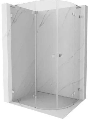 MEXEN/S - Lunar L sprchový kout čtvrtkruh křídlový levá 100 x 90, transparent, chrom 833L-100L-090P-01-00 Výprodej