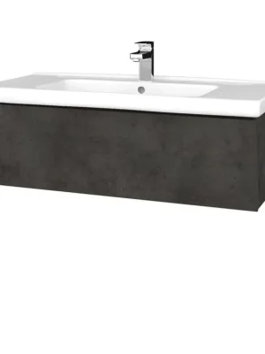 Koupelnová skříňka INVENCE SZZ 100 (umyvadlo Harmonia) - D16 Beton tmavý / D16 Beton tmavý Horká Nabídka