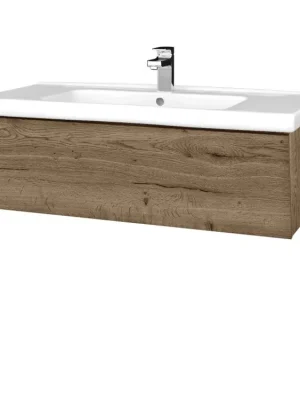 Koupelnová skříňka INVENCE SZZ 100 (umyvadlo Harmonia) - D21 Tobacco / D21 Tobacco Nejlepší Volba