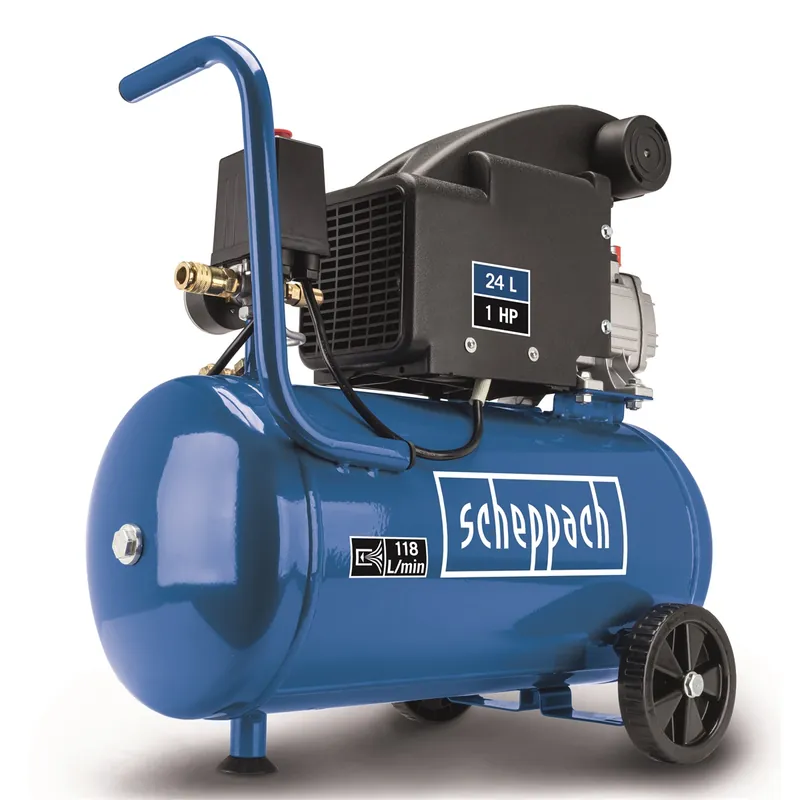 Cenově Výhodný Scheppach HC 24-8 - olejový kompresor 8 bar se vzdušníkem 24 l