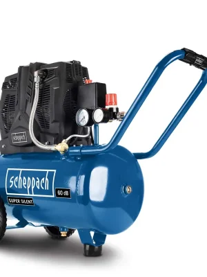 Poslední Šance Scheppach HC 25 Si - tichý bezolejový dvouválcový kompresor 24 l