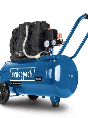 Levný Scheppach HC 51 Si - tichý bezolejový dvouválcový kompresor 50 l