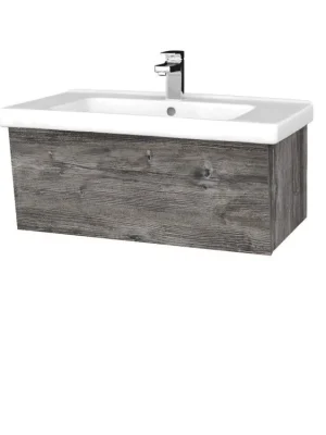 Koupelnová skříňka INVENCE SZZ 80 (umyvadlo Harmonia) - D10 Borovice Jackson / D10 Borovice Jackson Výprodej